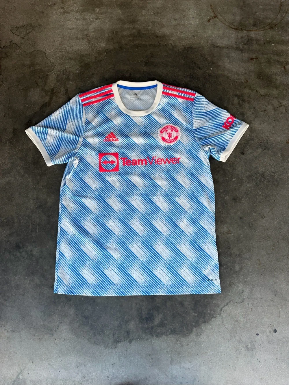 Manchester United Jersey Away Football Shirt 2021 - 2022 ADIDAS Men Size Large
